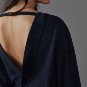 Anthropologie PILCRO RYANNE OPEN BACK SWEATSHIRT